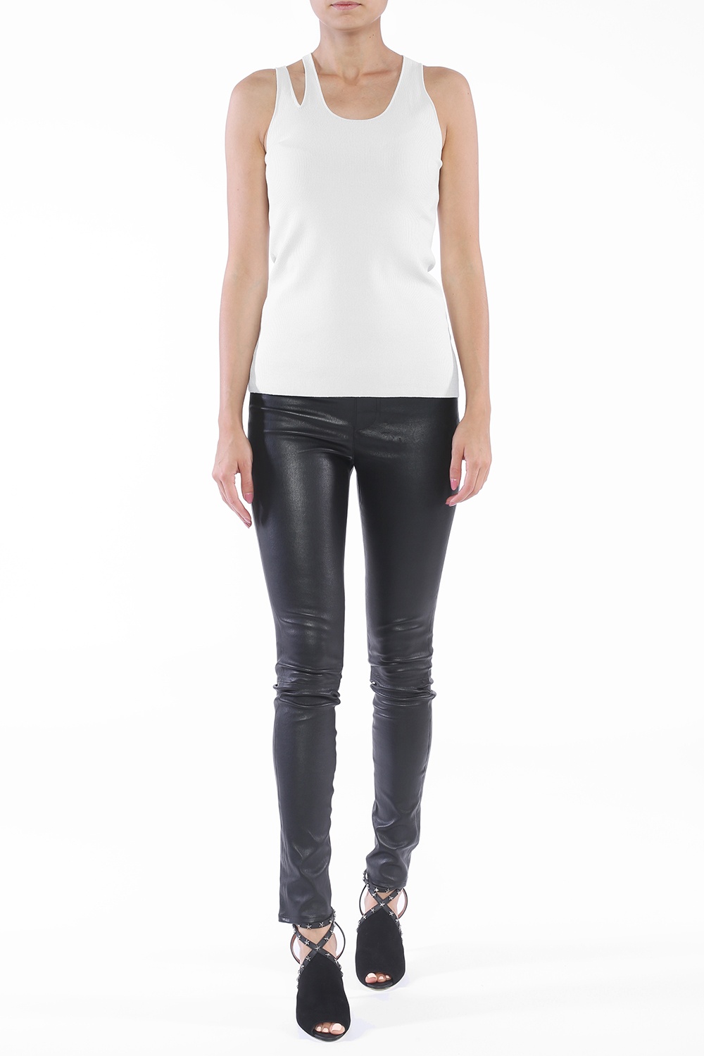 Helmut lang hot sale leather trousers